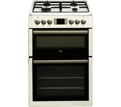 BEKO  Select BDVF675NTW 60 cm Dual Fuel Cooker - White